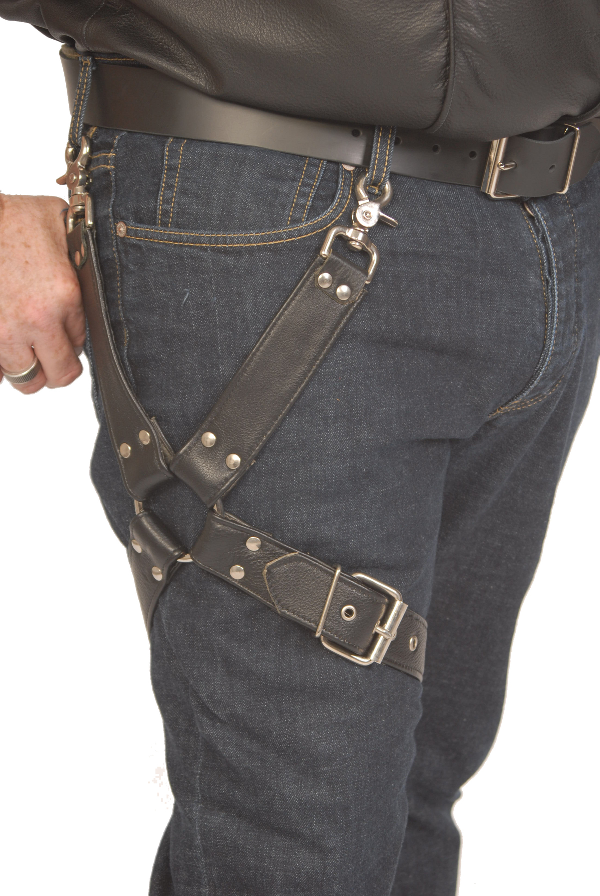 Leg Harness U2013 Leather 64 Ten