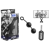 Tom Of Finland Weighted Silicone Anal Balls Black 9.5 Inch