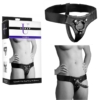 Strap U Domina Adjustable Wide Band Strap On Harness Black with pkg