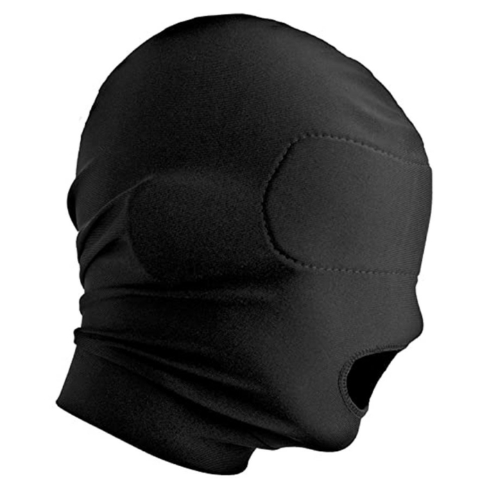 Master Series Disguise Black Spandex Hood With Open Mouth And Padded Blindfold Leather64ten 1932